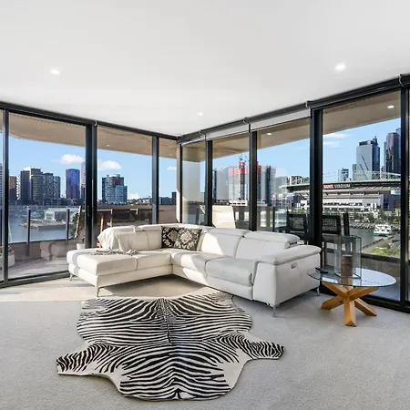 Spectacular Victoria Harbour Apartment Docklands Melbourne Exterior photo