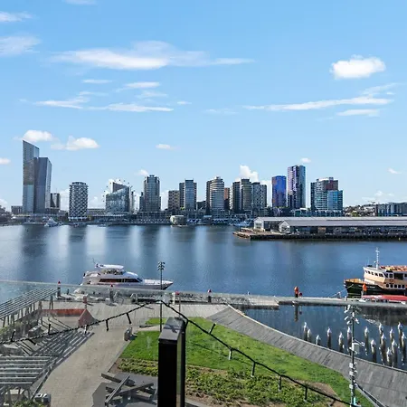 Spectacular Victoria Harbour Apartment Docklands Melbourne Exterior photo